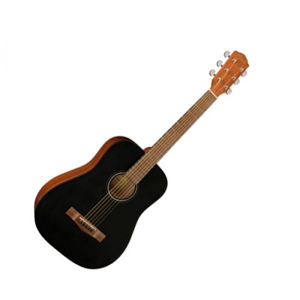 Fender FA-15 3/4 Scale Walnut Fingerboard Steel String 0971170106 Acoustic Guitar - Black