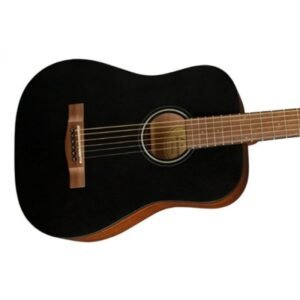 Fender FA-15 3/4 Scale Walnut Fingerboard Steel String 0971170106 Acoustic Guitar - Black