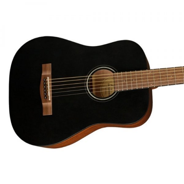 Fender FA-15 3/4 Scale Walnut Fingerboard Steel String 0971170106 Acoustic Guitar - Black