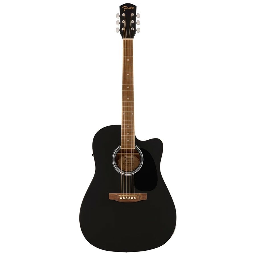 Fender FA25CE Dreadnought Electro Acoustic Guitar 0971913006 - Black