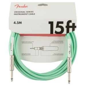 Fender 0990515058 Original Series Instrument Cable, 15' Straight/Straight, Surf Green