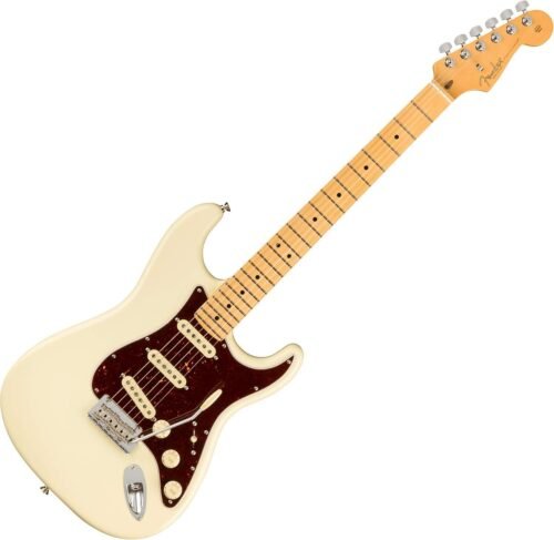 Fender Electric Guitar AM Pro II Strat Maple Olympic White 113902705