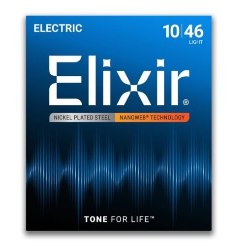Elixir 12052 Nanoweb Electric Guitar Strings - .010-.046 Light