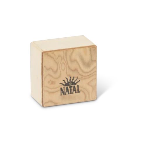 Natal WSK-SQ-MB Square Shaker in Macha Burl