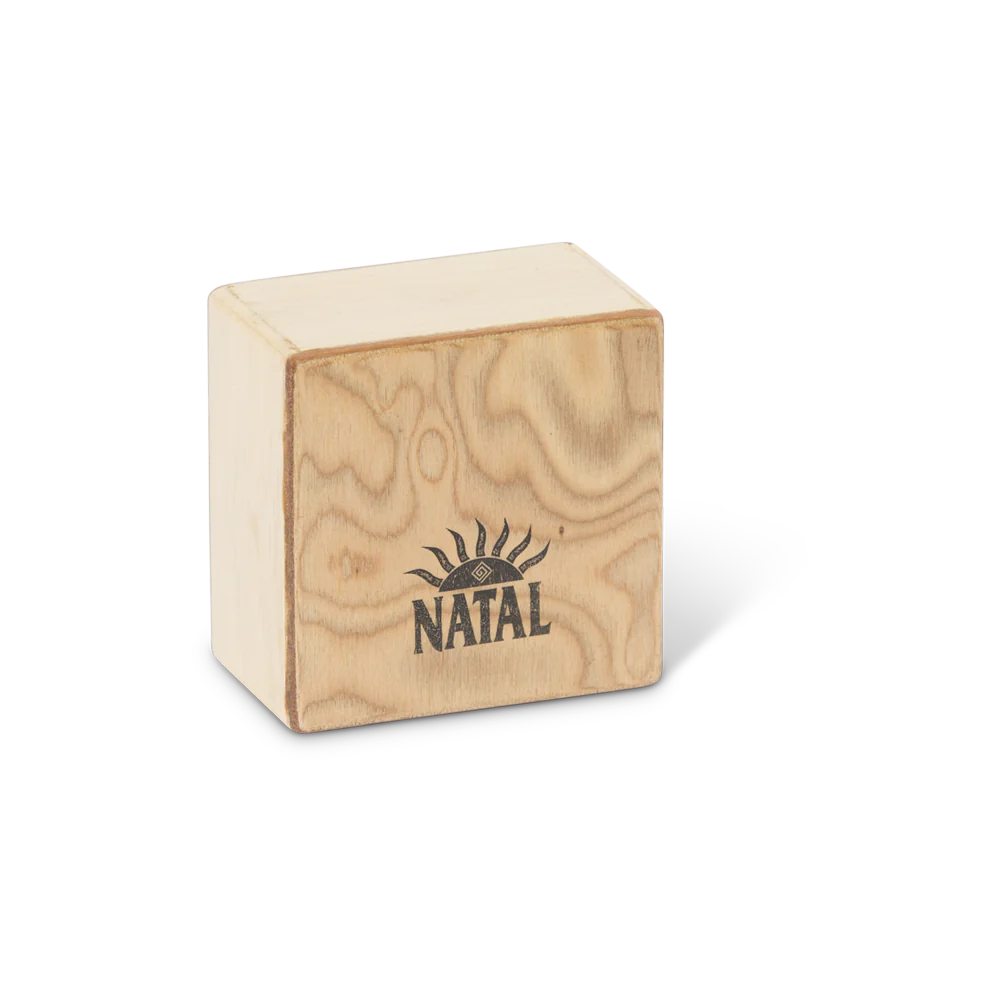 Natal WSK-SQ-MB Square Shaker in Macha Burl