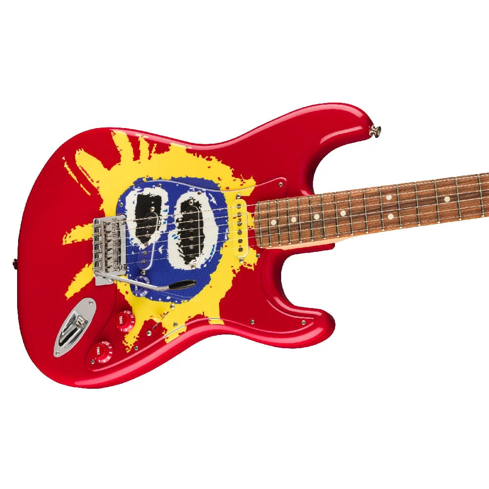 141063350-4-1-1.webp Fender 30th Anniversary Screamadelica Stratocaster 6 String Electric Guitar 141063350
