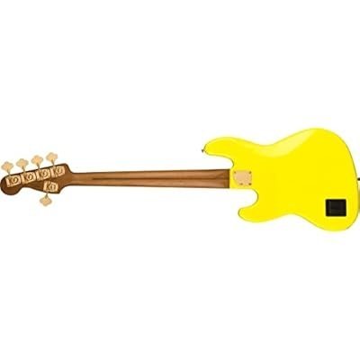 149400386-3.jpg Fender MonoNeon 5-String Jazz Bass, Neon 149400386