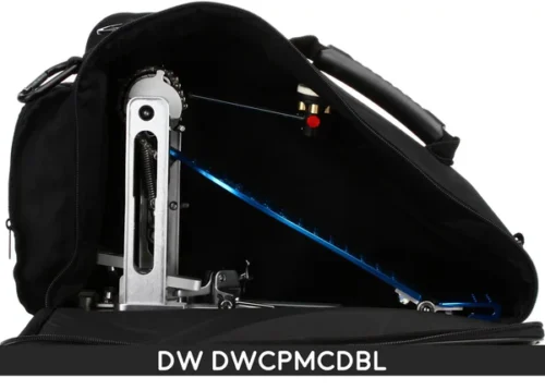 DW MFG Series Machined Chain Drive Single Pedal w/ Bag, Blue Edition