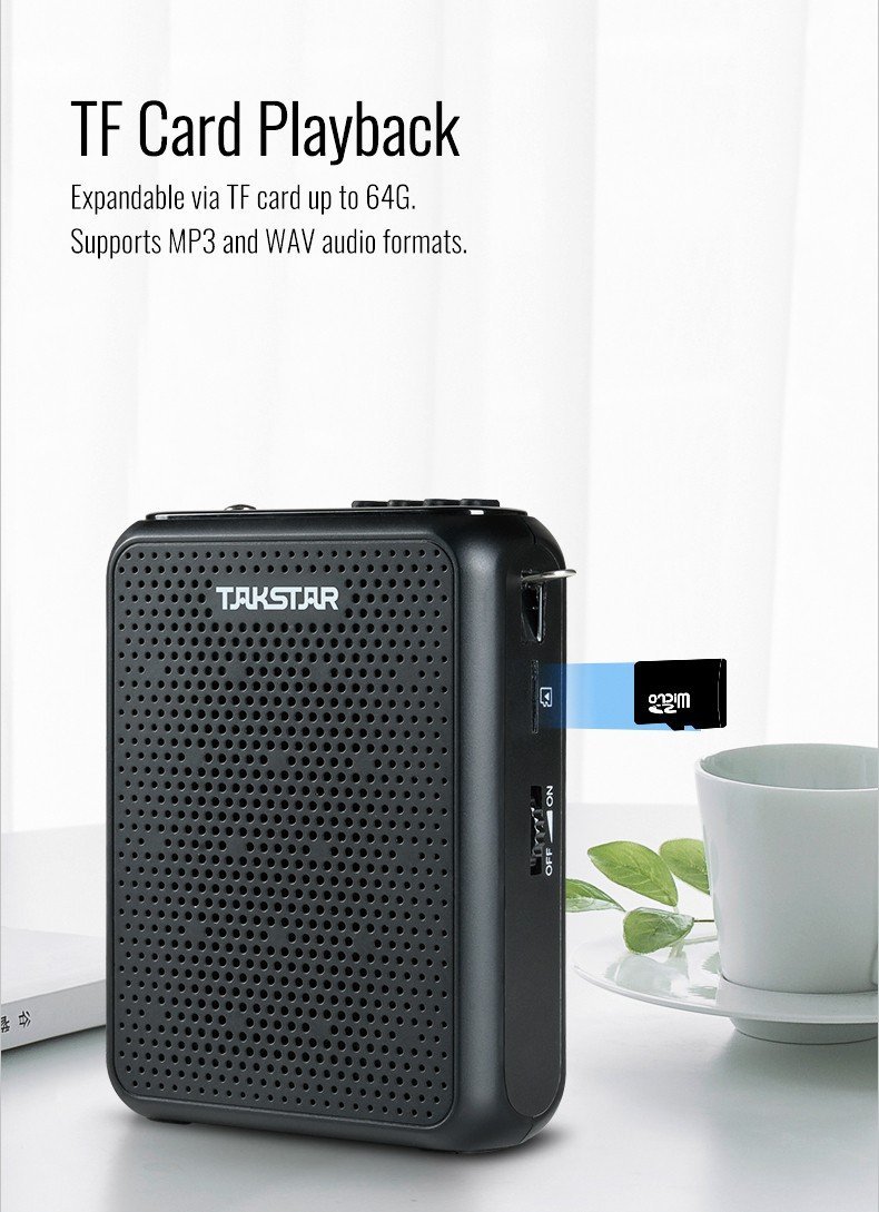 1668047989996574.jpg Takstar E300W Multifunctional Wireless Portable Voice Amplifier