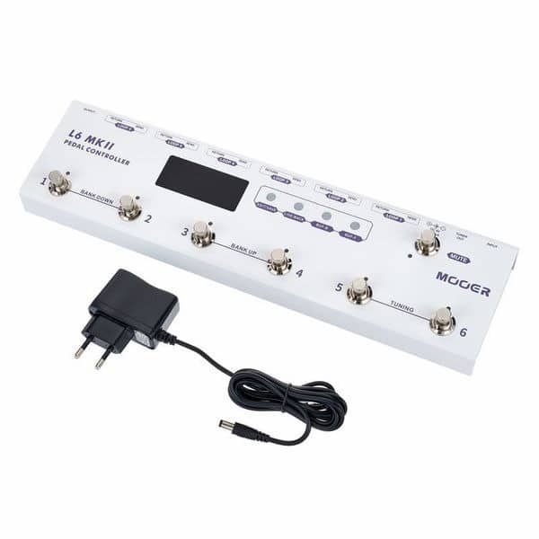 MOOER-L6-MKII Pedal Controller / Loop Switcher with 6 Loops & Built-In Tuner