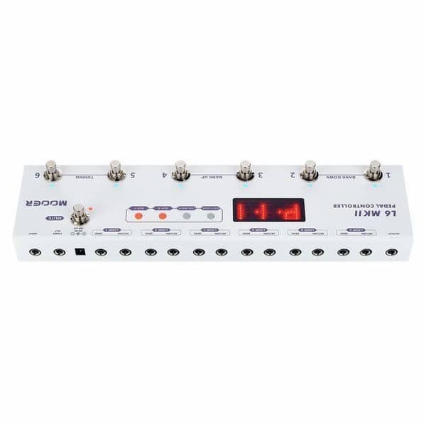 MOOER-L6-MKII Pedal Controller / Loop Switcher with 6 Loops & Built-In Tuner