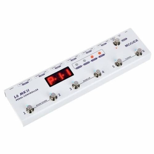 MOOER-L6-MKII Pedal Controller / Loop Switcher with 6 Loops & Built-In Tuner