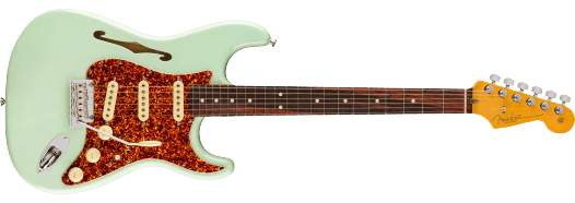 Fender Limited Edition American Professional II Stratocaster Thinline Rosewood Trans Surf Green 171010735