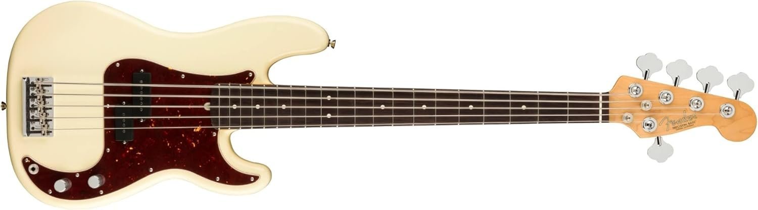 193960705-3-1.jpg Fender Bass Guitar American Pro II Precision Bass V Rosewood Olympic White 193960705