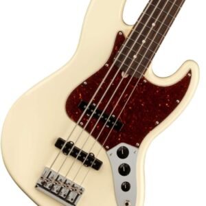 Fender American Professional II 5-String Jazz Bass, Olympic White, Rosewood Fingerboard 193990705