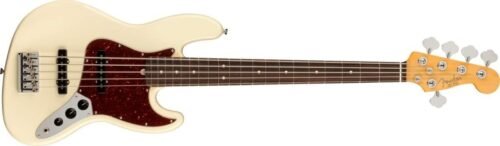 Fender American Professional II 5-String Jazz Bass, Olympic White, Rosewood Fingerboard 193990705
