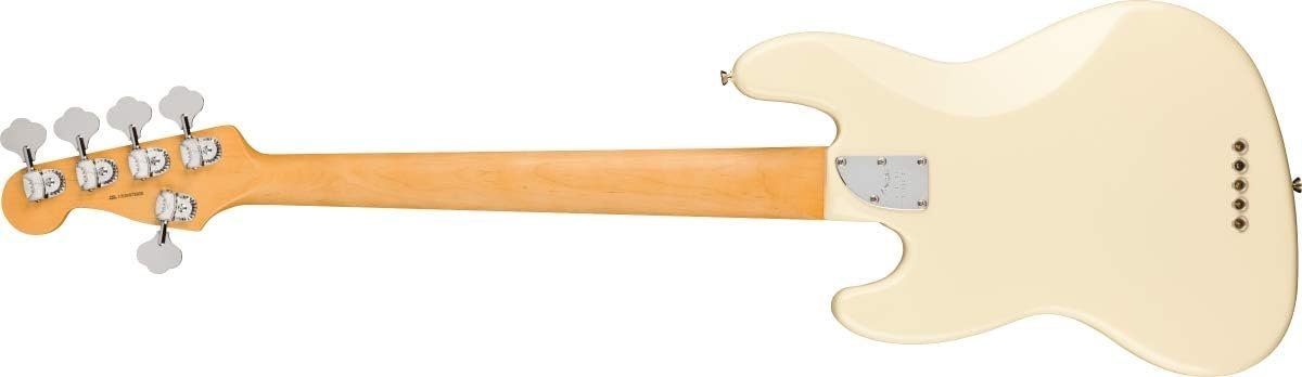 Fender American Professional II 5-String Jazz Bass, Olympic White, Rosewood Fingerboard 193990705
