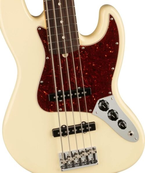 Fender American Professional II 5-String Jazz Bass, Olympic White, Rosewood Fingerboard 193990705