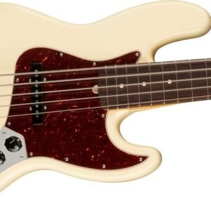 Fender American Professional II 5-String Jazz Bass, Olympic White, Rosewood Fingerboard 193990705
