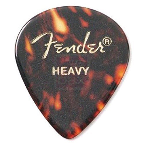 Fender 551 Celluloid Guitar Picks 12 Heavy 1980551900