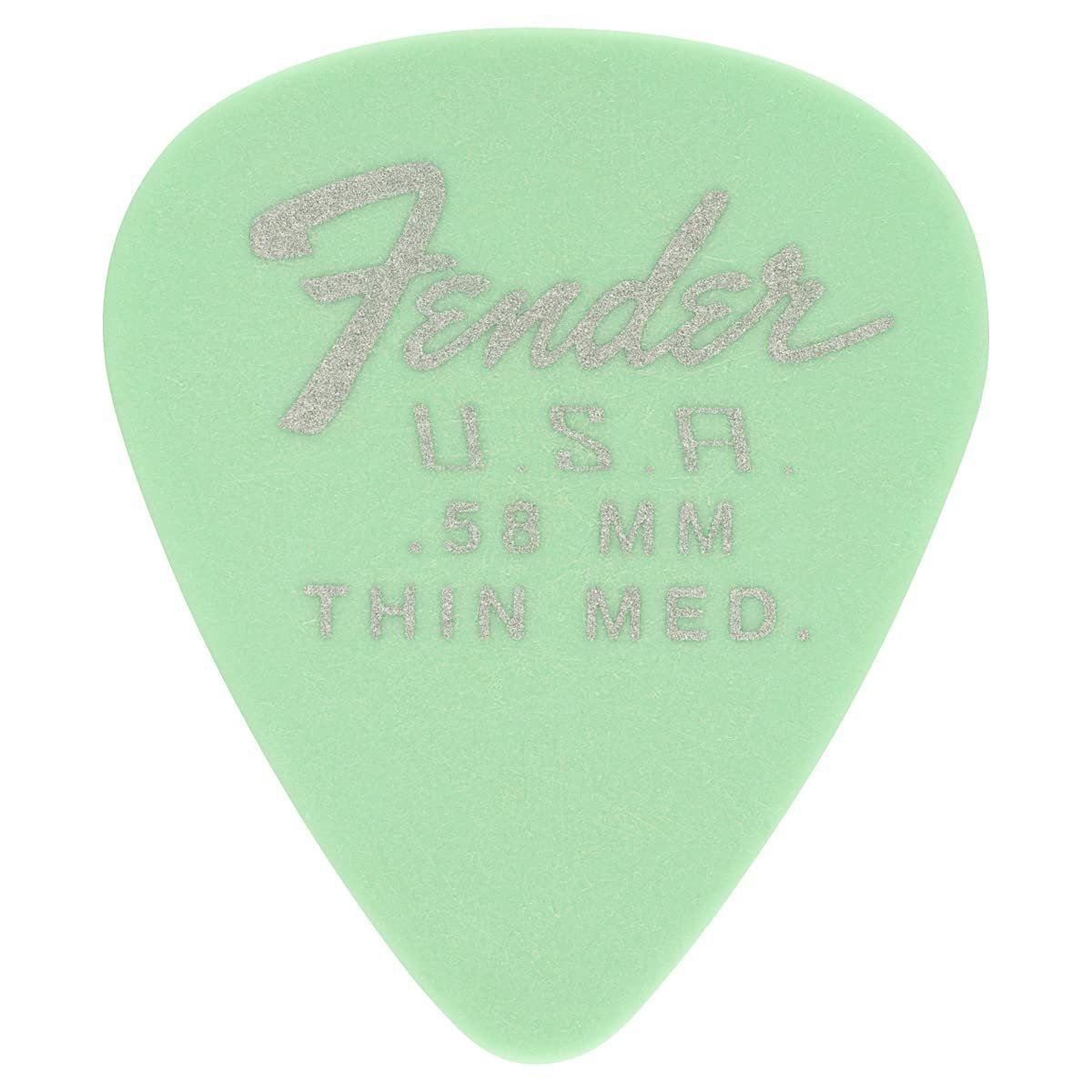 Fender 351 Dura-Tone Delrin Guitar Picks 12 .58 > SFG 1987351750
