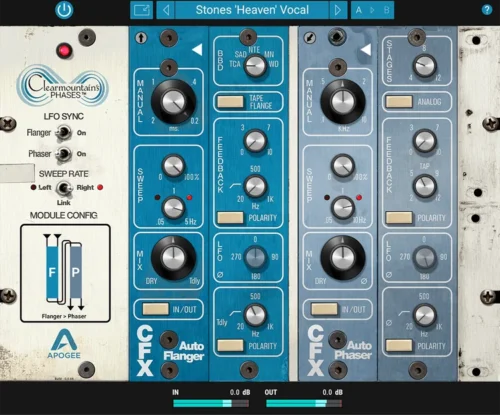 Apogee Clearmountain's Phases FlangerPhaser Plug-in