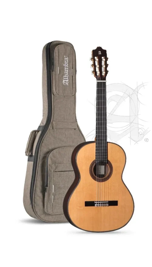 Alhambra 7C Classic Classical Guitar With Bag - Natural