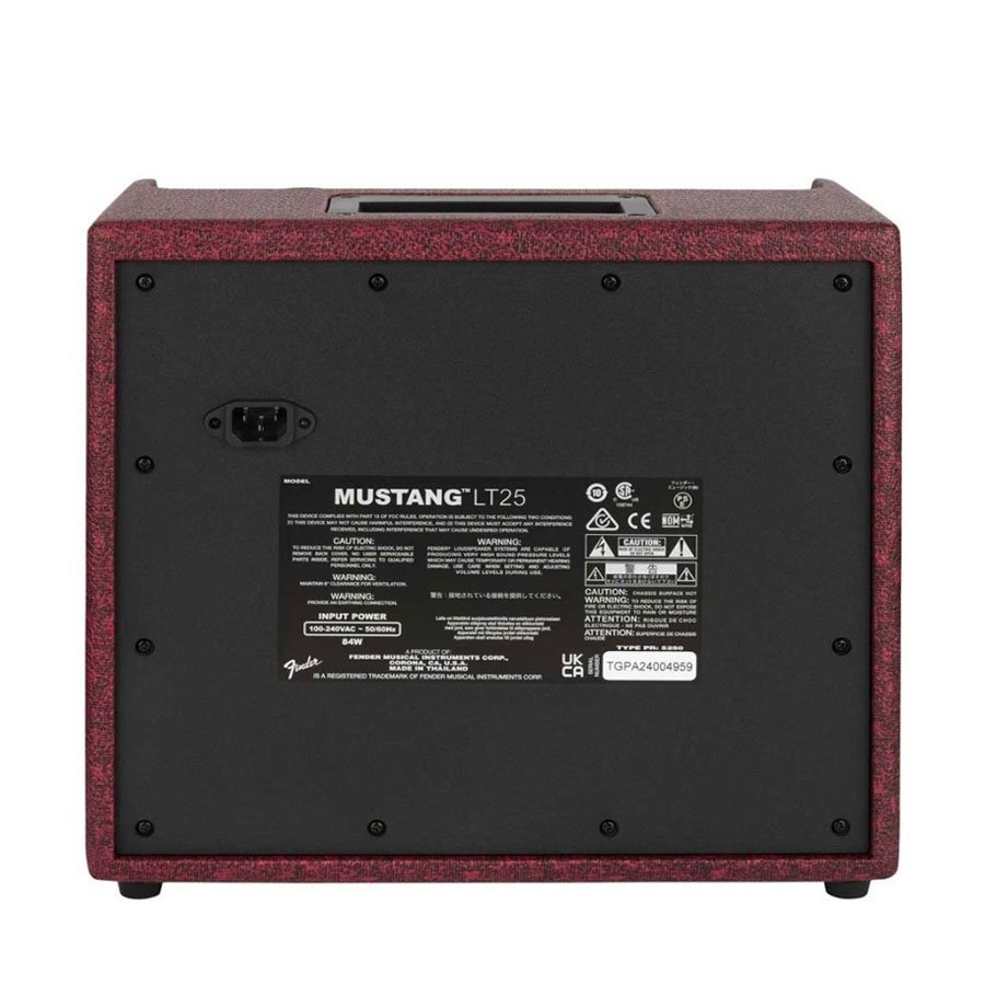 Fender Mustang LT25 25-Watt Guitar Amplifier 2311104061 - Wine Red