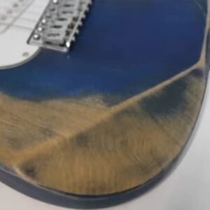 311x3fU4wSL.jpg NEWEN Relic Stratocaster Style Electric Guitar Made in Argentina, White Oak, Blue