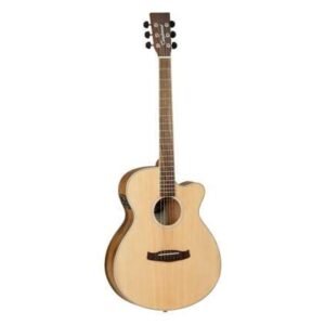 Tanglewood DBTDEB 6-Strings Discovery Exotic Dreadnaught Ebony Acoustic Guitar