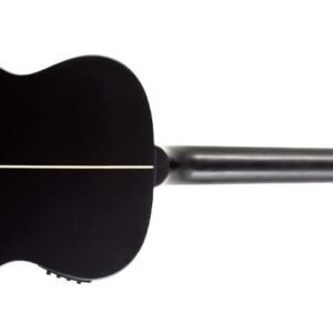 Washburn 6 String Acoustic-Electric Guitar, Right, Striped Ebony (DFEFE)