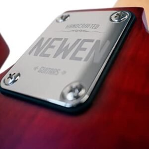 Newen Stratocaster Style Electric Guitar Made In Argentina, Red Wood