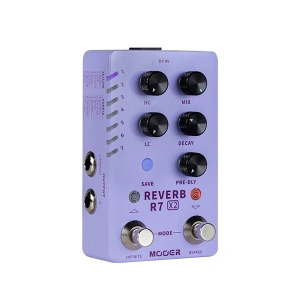 Mooer R7 X2 REVERB Stereo REVERB Pedal