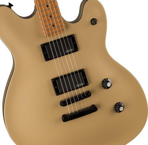 Fender Squier Contemporary Active Starcaster Roasted Maple Neck Shoreline Gold 370471544