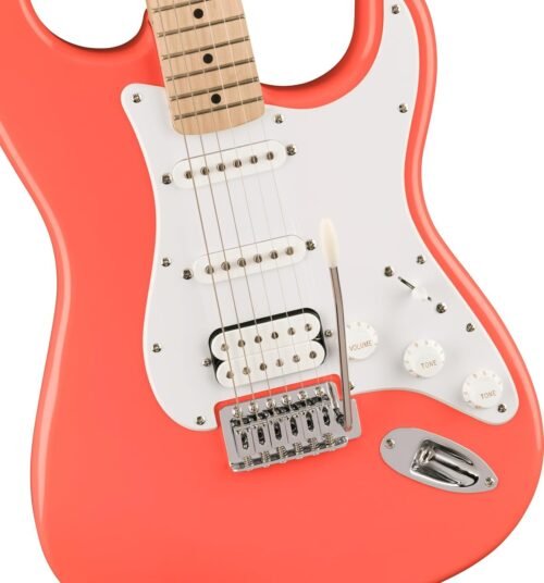 Fender Squier Sonic Strat HSS Maple Wpg Tahitian Coral 373202511