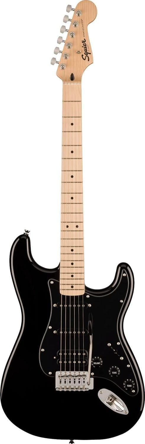 Fender Squier Sonic Strat HSS Maple Bpg Black 373203506