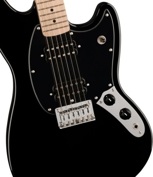 Fender Squier Sonic Mustang HH Maple Wpg Black 373703506