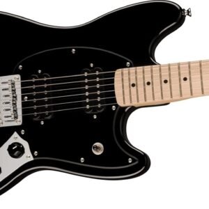 Fender Squier Sonic Mustang HH Maple Wpg Black 373703506