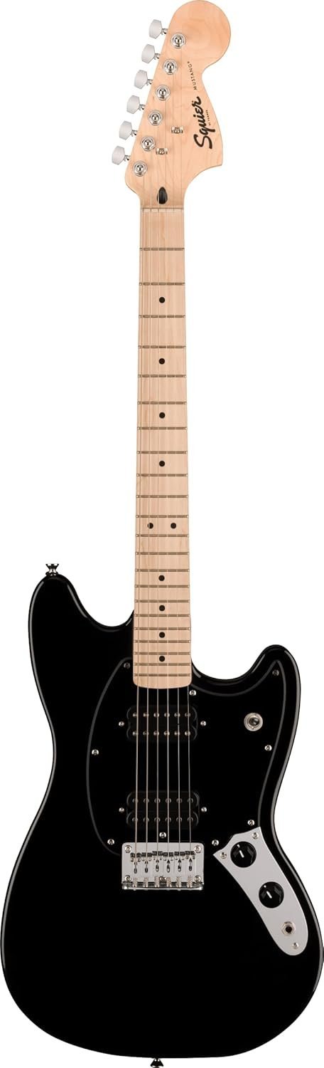 Fender Squier Sonic Mustang HH Maple Wpg Black 373703506