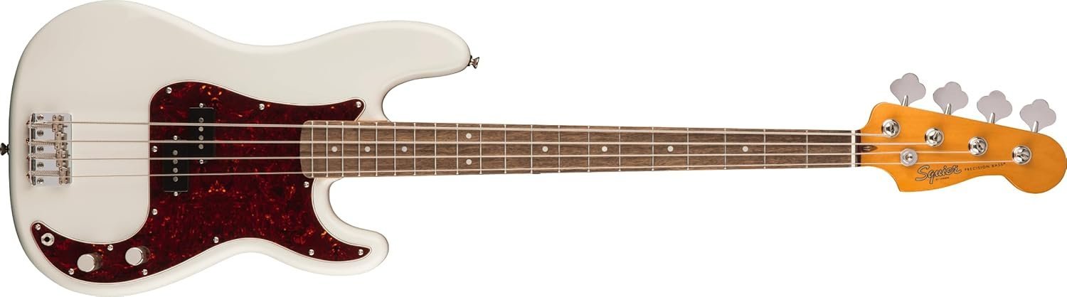 Fender Classic Vibe 60s Precision Bass, Olympic White, Laurel Fingerboard 374510505