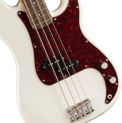 Fender Classic Vibe 60s Precision Bass, Olympic White, Laurel Fingerboard 374510505
