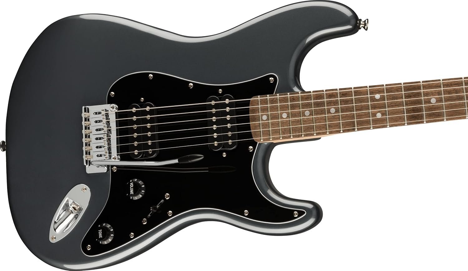 Fender Squier Affinity Strat HH Charcoal Frost Metallic 378051569