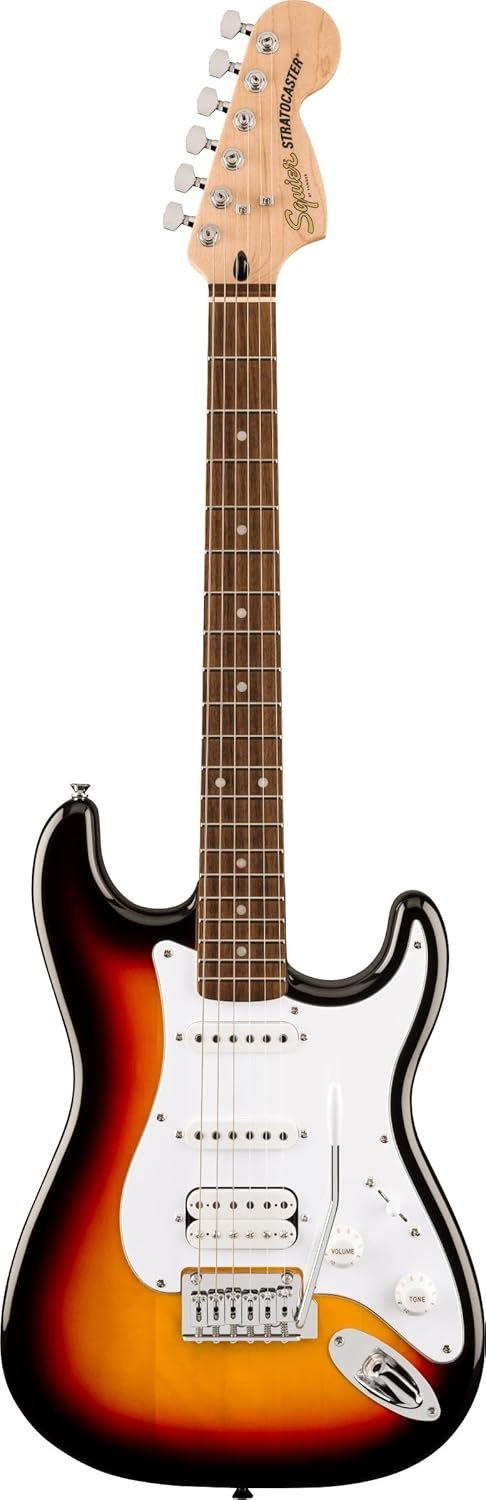 Fender Squier Affinity Junior Strat HSS Laurel 3-Color Sunburst 378180500