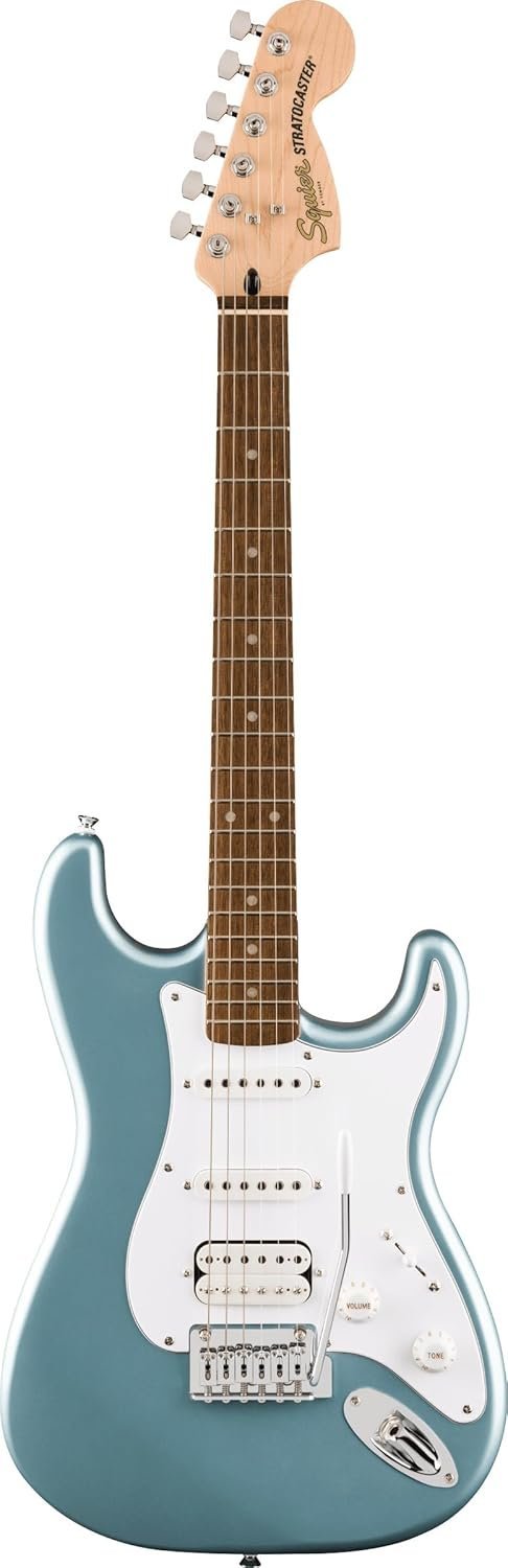 Fender Squier Affinity Junior Strat HSS Laurel Ice Blue Metallic 378180583