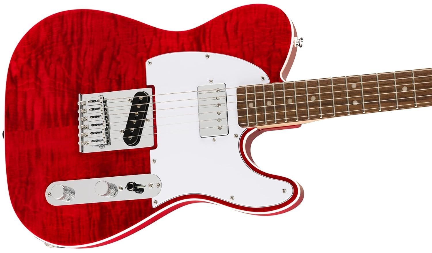 Fender Squier Affinity Tele FMT SH Laurel Crimson Red Transparent 378280538