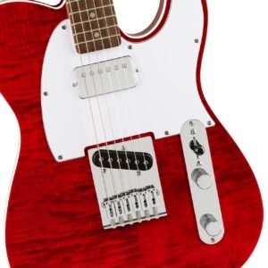 Fender Squier Affinity Tele FMT SH Laurel Crimson Red Transparent 378280538