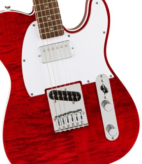 Fender Squier Affinity Tele FMT SH Laurel Crimson Red Transparent 378280538