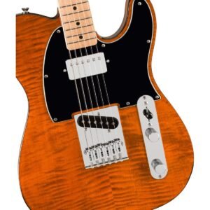 Fender Squier Affinity Tele FMT SH Maple Black Pickguard Mocha 378283529