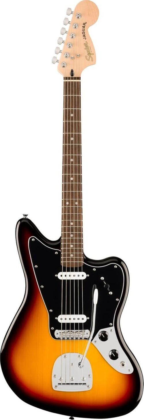 Fender Squier Affinity Jaguar Laurel Black Pickguard 3-Color Sunburst 378401500