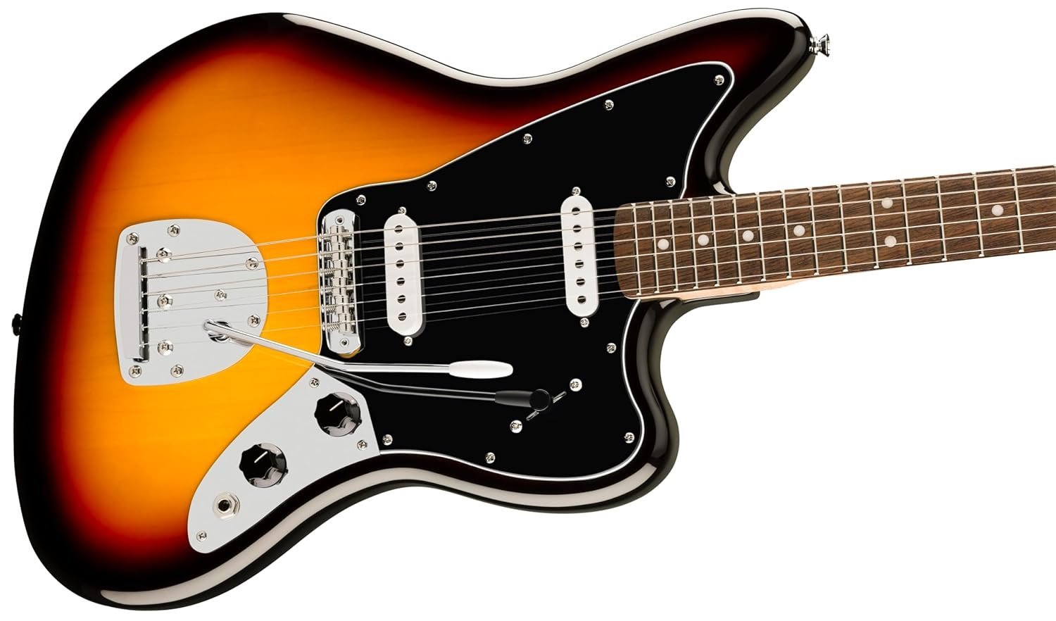 Fender Squier Affinity Jaguar Laurel Black Pickguard 3-Color Sunburst 378401500